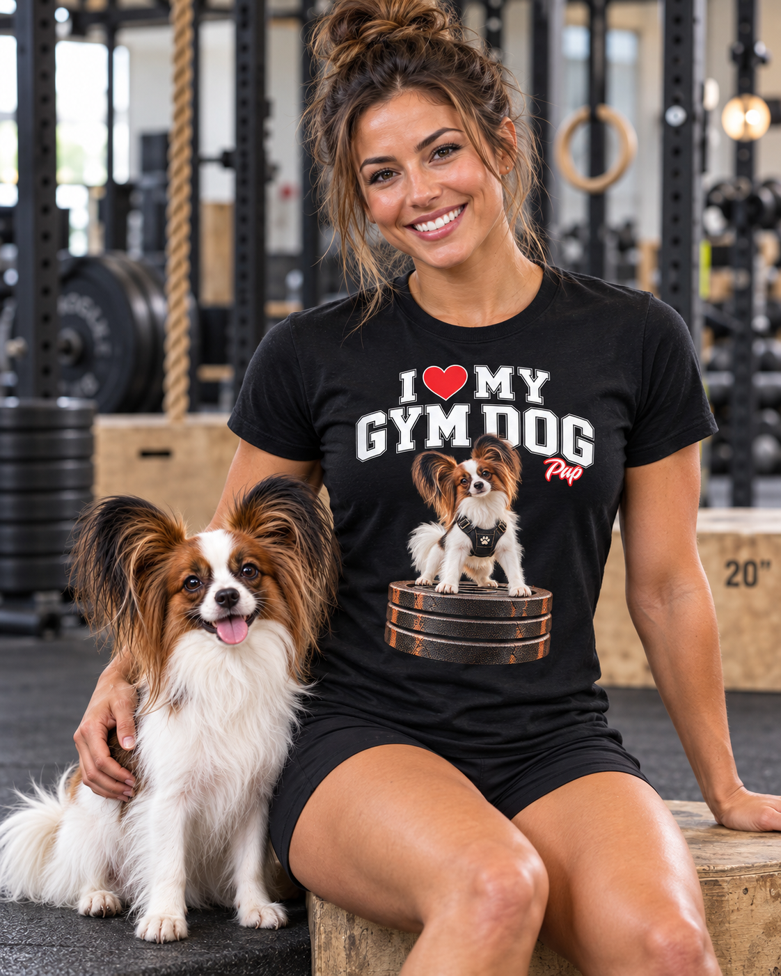 Gym Dog Pap Bella + Canvas 3001 unisex tee