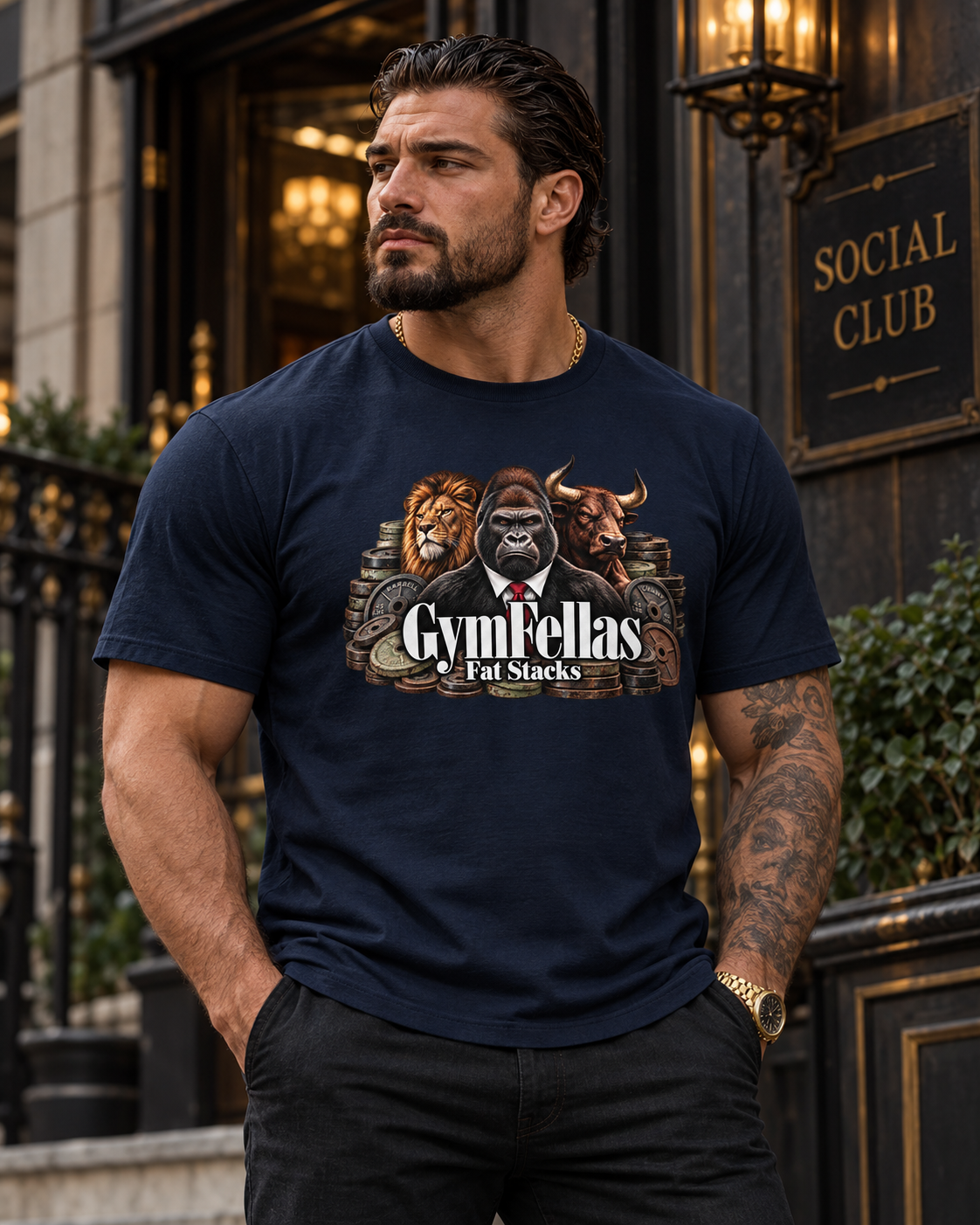 GymFellas Fat Stacks Tee