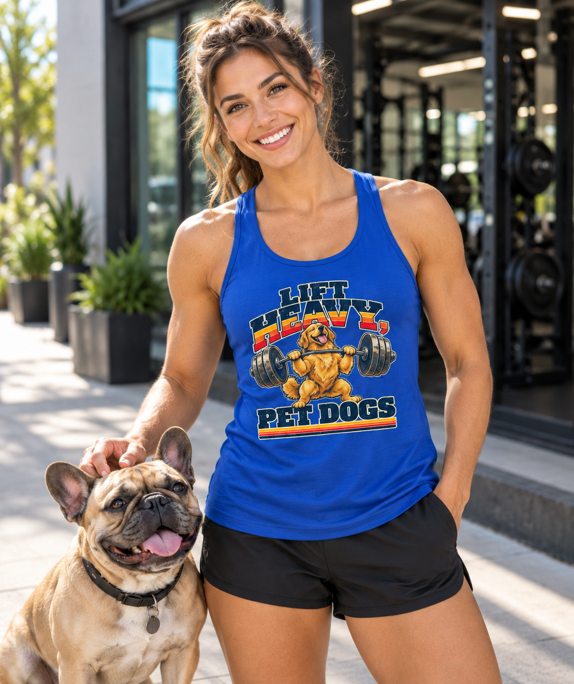 Lift Heavy, Pet Dogs Tank
